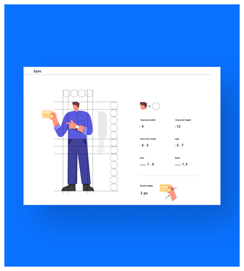 Illustration character building