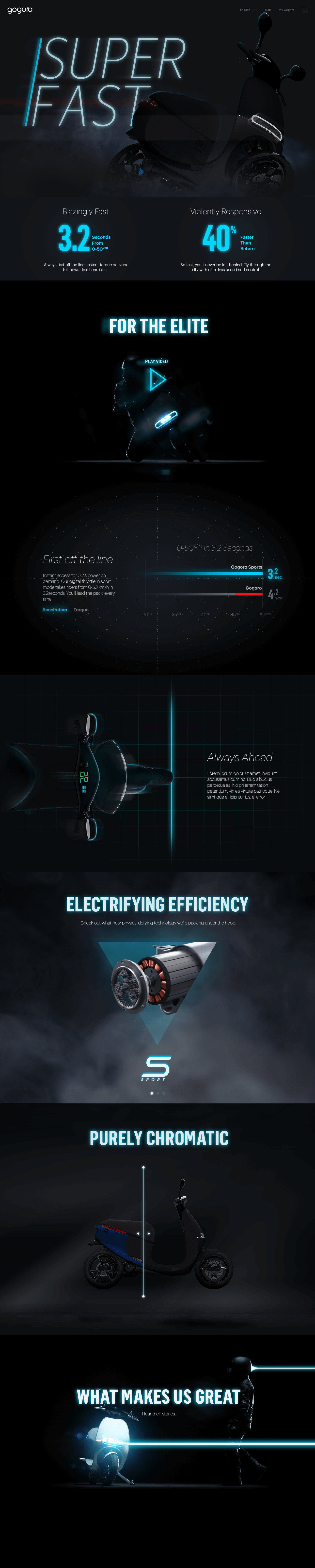 S Series Landing Page